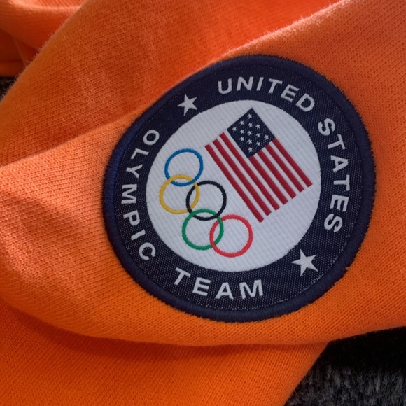 NWT Polo by Ralph Lauren Orange 2016 US Olympic Team hooded sweatshirt Team USA - Picture 7 of 7